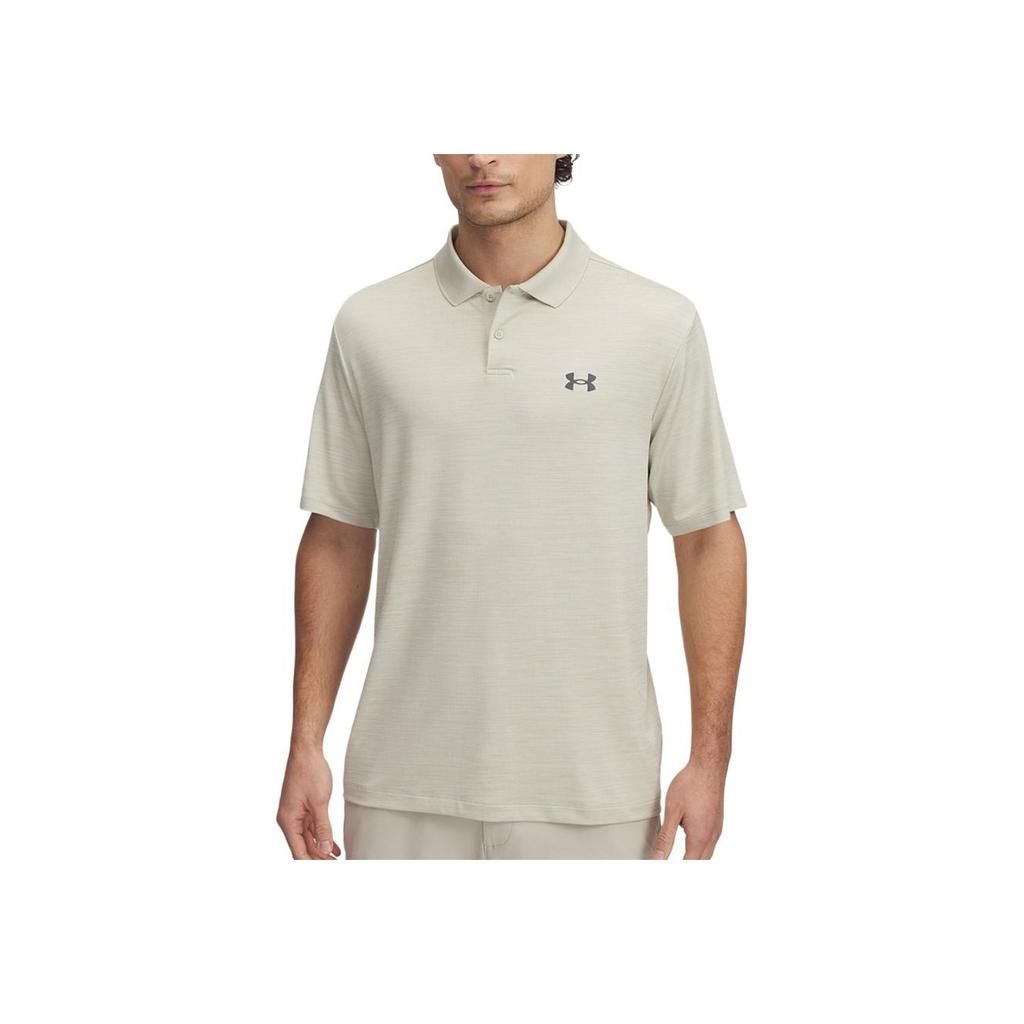 Under Armour Performance 3.0 Дышащая однотонная футболка-поло с коротким рукавом Мужские топы Хаки 1377374-289