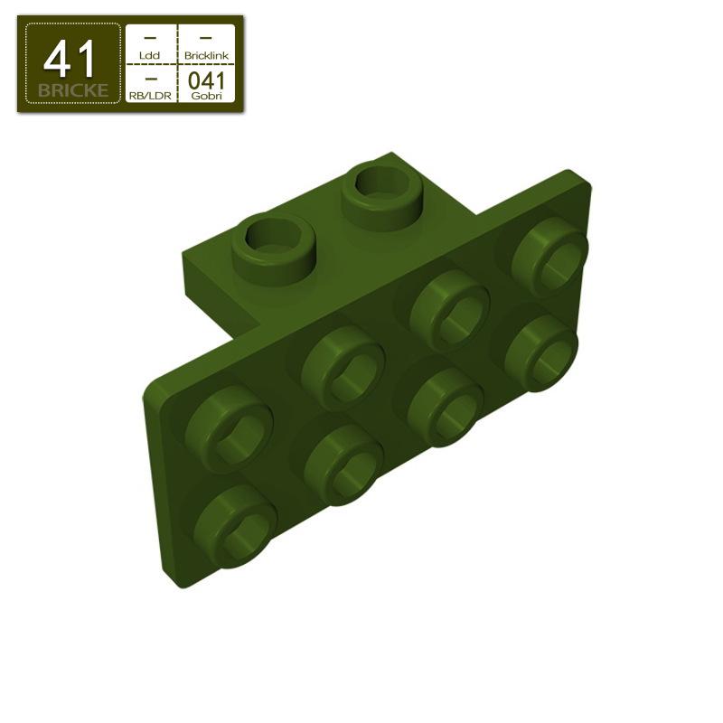 BRICKE 1x2-2x4 Кронштейн, Совместим с строительными блоками Lego 93274/21731