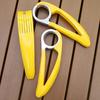 Banana Slicer Stainless Steel Fruit Cutter Chopper Vegetable Salad Slices Cucumber Cutter Kitchen Tool for Fast Food Prep Snacks