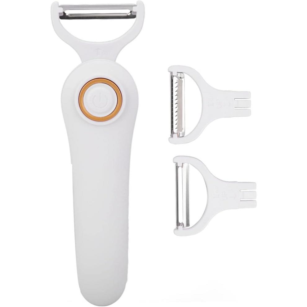 Electric Peeler With 3 Stainless Steel Blades, 3 In 1 Electric Potato Peeler Set