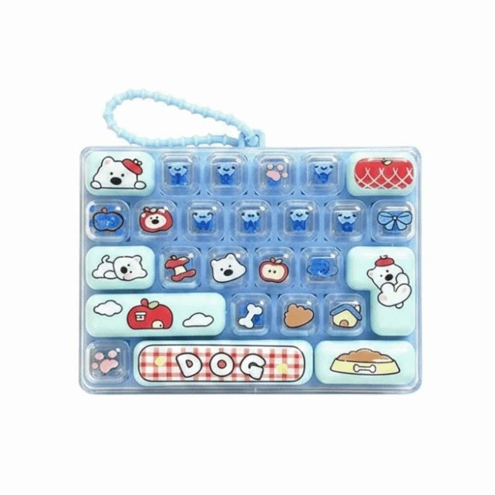26 Keys Layout Keyboard Fidget Toy Cute Cartoon Fingertip Focus Toy Study Break