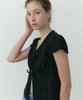 LUCIR ZU Havana Lace Blouse (Black)