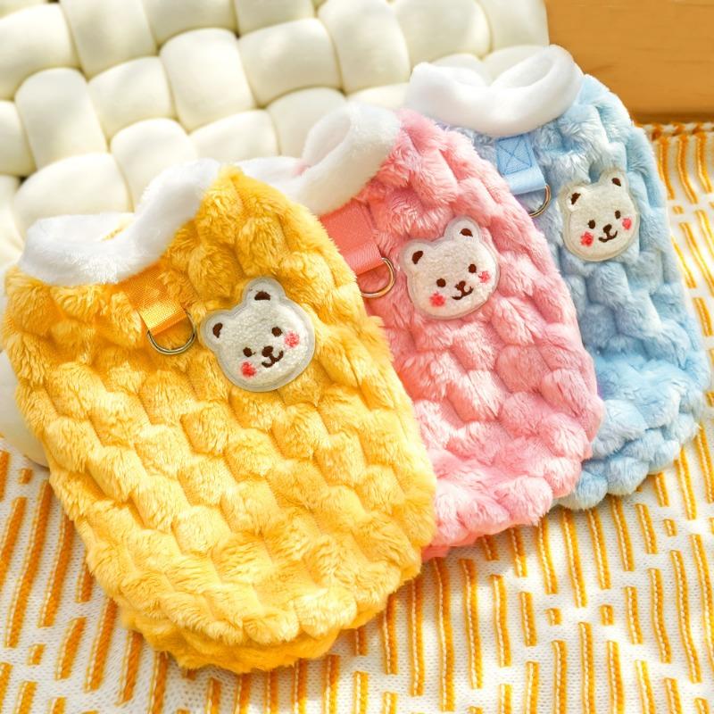 New Autumn and Winter Cat and Bichon Frise Pet Clothing, Teddy Cat and Dog Fleece