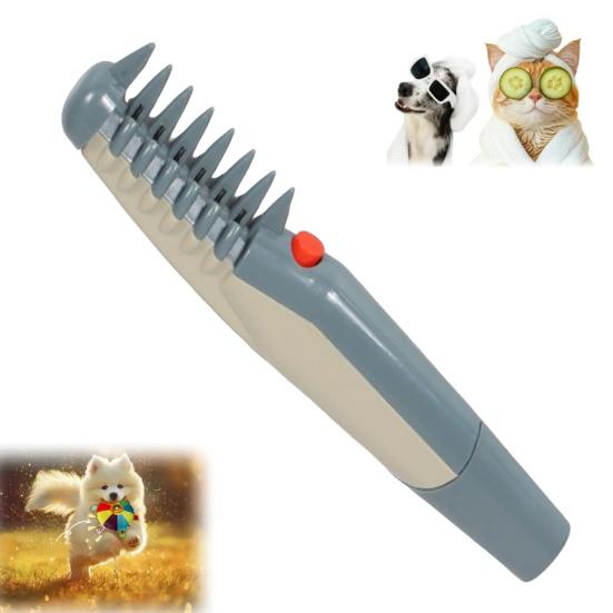 Электрическая расческа для ухода за домашними животными, триммер для шерсти собак, щетка для удаления комков шерсти домашних животных для длинной и короткой шерсти