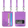 Кожаный чехол-кошелек с защитой от царапин для Samsung Galaxy Z Flip4 5g Flip 4 Flip3 Flip 3 с чехлом для карт
