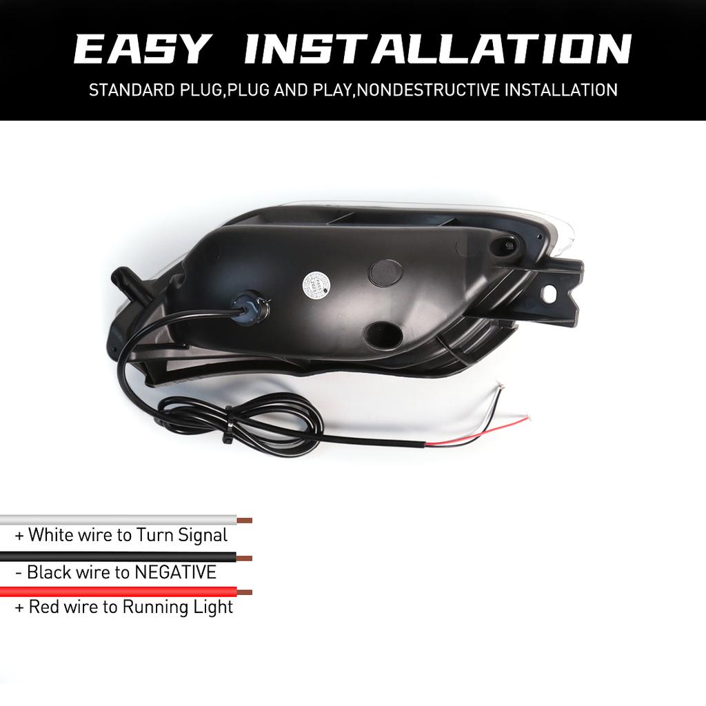 Светодиодный отражатель заднего бампера для Toyota Vios 2008 2009 2010 2011 2012 2013 Анимация запуска Предупреждение Указатели поворота Лампы 12 В