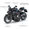 1/12 Scale V4 Pull Back Motorcycle Toys,Motorcycle Model with Light and Music,Toy Motorcycles for Kids Age 3+ Year Old Christmas Party Supplies