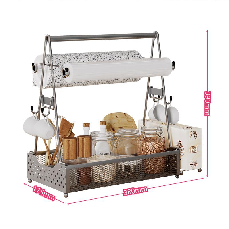 Полка для хранения приправ для барбекю, кухонная столешница, многофункциональная бутылка соевого соуса, принадлежности для хранения приправ, бытовое использование
