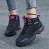 Женские спортивные ботинки для пеших прогулок на открытом воздухе, женские спортивные ботинки на шнуровке с высоким берцем, женская повседневная универсальная водонепроницаемая обувь для бега, в наличии