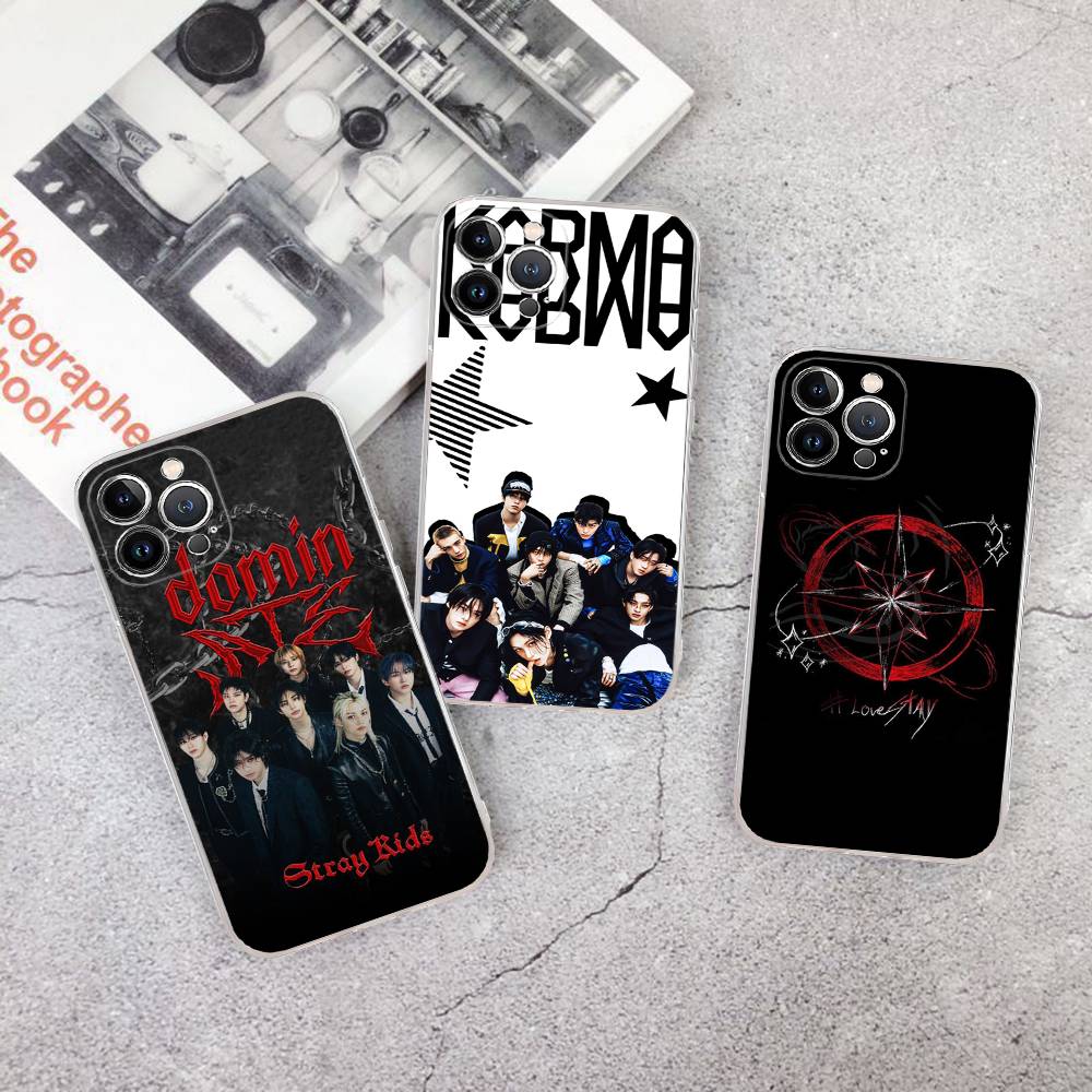 Kpop S-Stray K-Kids Прозрачный чехол для телефона для IPhone 17 Air 16 Pro Max 15 14 13 12 11Plus Ударопрочный чехол