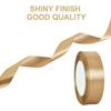 Лента цвета шампанского золота, размер 25, шелковая лента, используется для упаковки подарков, поделок, букетов, упаковки подарков на День святого Валентина и Рождество.