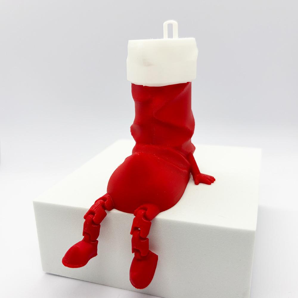 3D-печатные украшения-призраки с подвижными ногами для Рождества и Хэллоуина