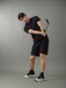 Мужской комплект Volvik Golfwear [Стандартный] Шорты с полурубашкой с карманами Vmhpq491_Bk