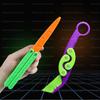 Новый 3D печатный гравитационный коготь-нож, игрушка для снятия стресса, бабочка, Непоседа, захват для рук, сенсорная игрушка, складной нож-коготь, редис для подарка