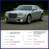 Для Chrysler 300 300C 2005 2006 2007 2008 2009 2010 глянцевая черная наружная ручка двери наклейки аксессуары для стайлинга автомобиля