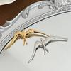 Stainless Steel Women's Swallow Brooch Glossy Metal Bird Swallow Brooch Suit Decoration Delicate Brooch Pin Accessories Gift