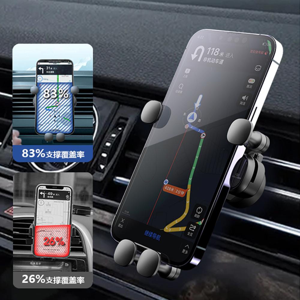 Автомобильный держатель для телефона Gravity Air Vent Clip Mount Mobile Cellphone Stand In Car GPS Support For iPhone Xiaomi Samsung