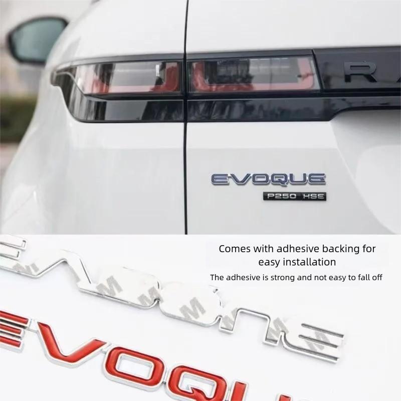 Modified Car Emblem Badge Sticker for Land Rover Range Rover Evoque Autobiography Rear Trunk XS3