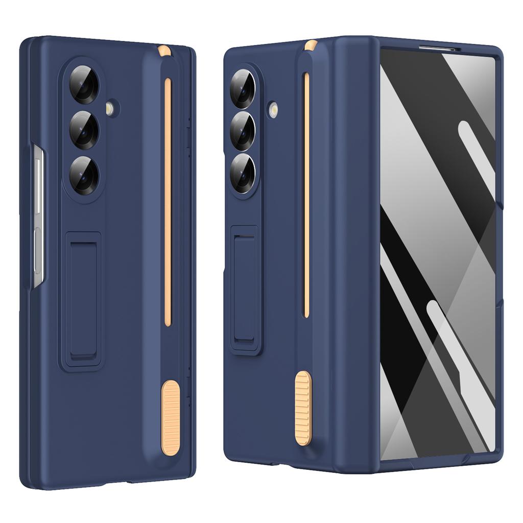 Чехол-подставка для телефона Samsung Galaxy Z Fold7 5G с защитным стеклом для экрана и стилусом