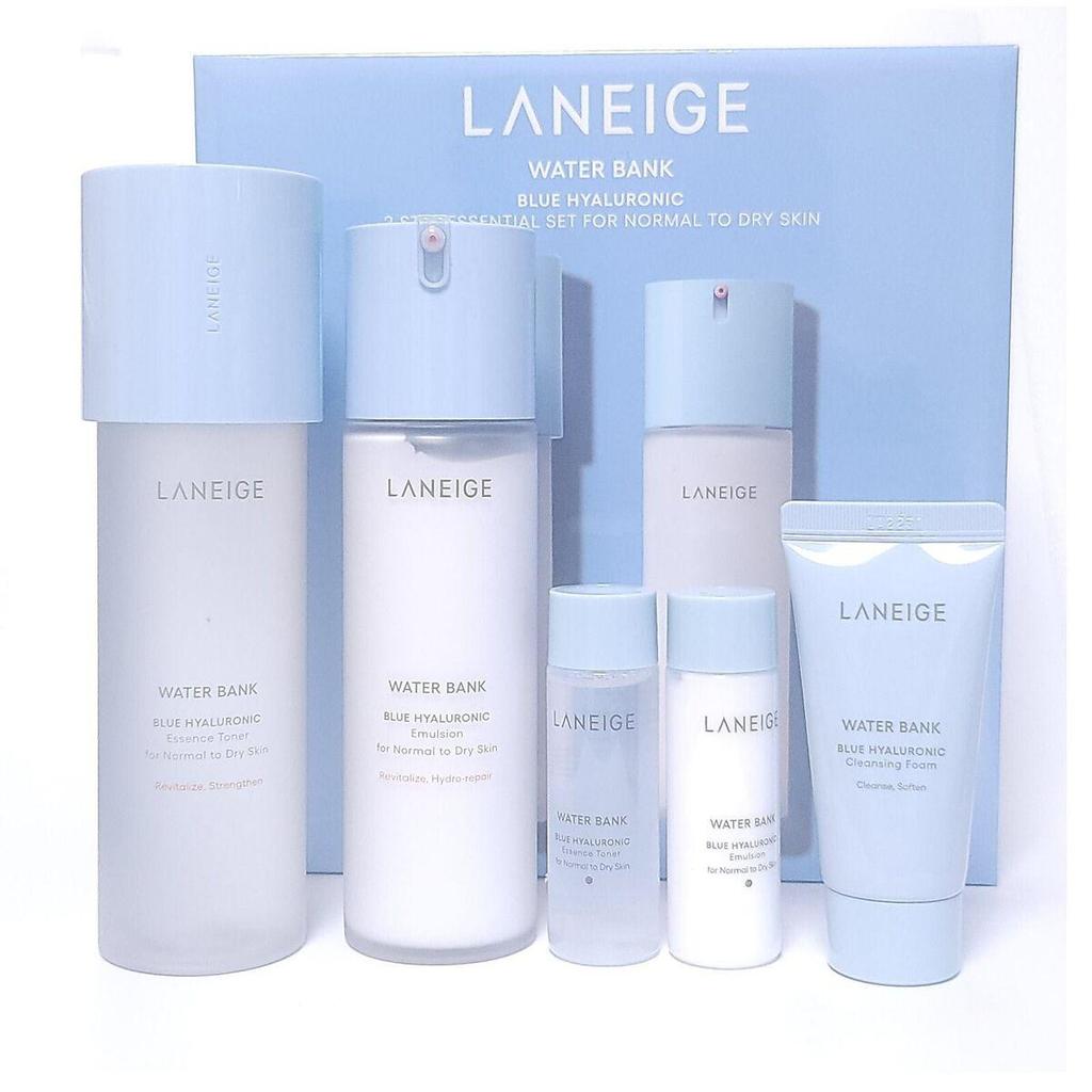 LANEIGE Water Bank Blue Hyaluronic 2 Step Essential Set (for Normal To Dry Skin)