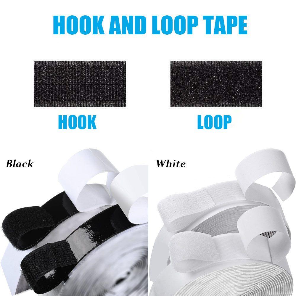 & Living Home Gadget Adhesive Loop Fastener Tape Self Adhesive Hook Nylon Sticker Magic Sticker