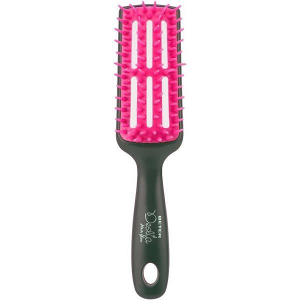 Brosse démêlante - BETER - Deslía Hair Flow - Fuchsia - Unisexe - Design écologique