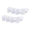 1 Pair Gel Toe Spacers for Women Men Gel Foot Pain Relief Bunion Corrector Toe Separators for Overlapping Toes
