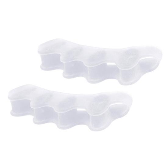 1 Pair Gel Toe Spacers for Women Men Gel Foot Pain Relief Bunion Corrector Toe Separators for Overlapping Toes