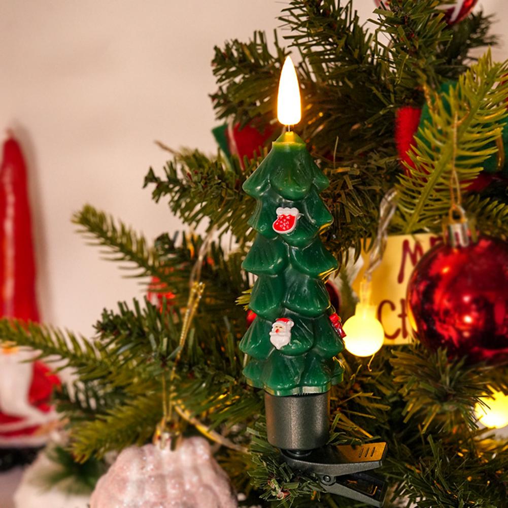 Led Taper Candles with Remote Control Smokeless Led Candles Set of 6 Led Flameless Tree Taper Candles Holiday Decor