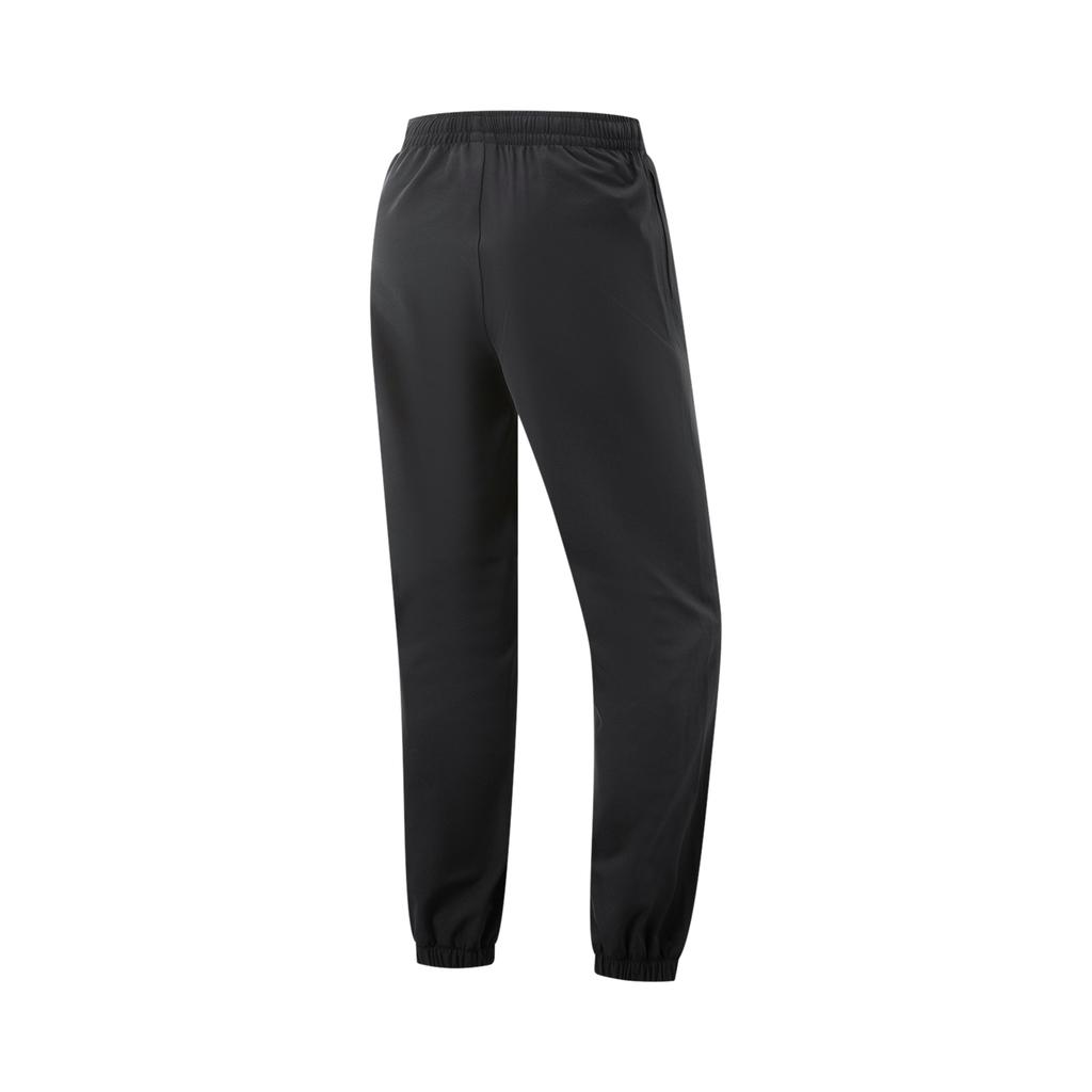 Li Ning Fitness Series Casual Comfortable Versatile Sports Long Pants Women Bottoms Black AYKV488-1