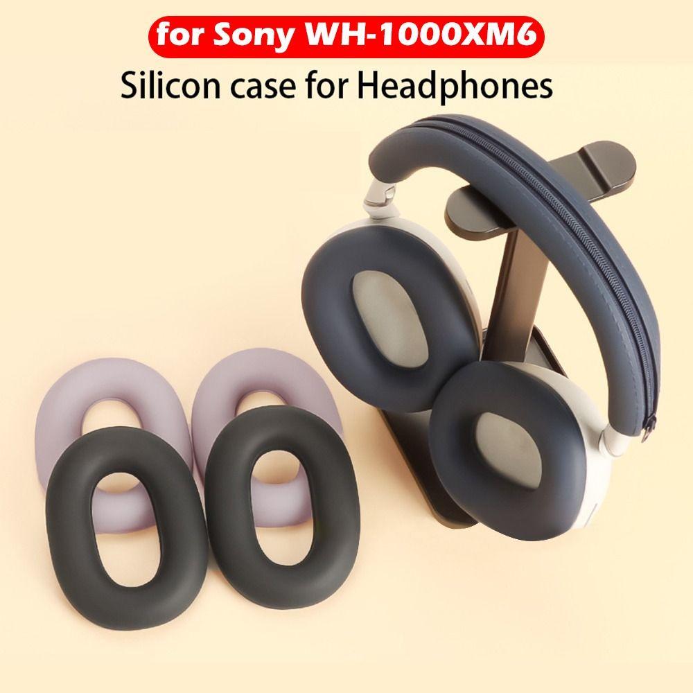 Silicone Wireless Headphones Cover Anti-scratch Headset Pad for Sony WH-1000XM6 Bluetooth Headset