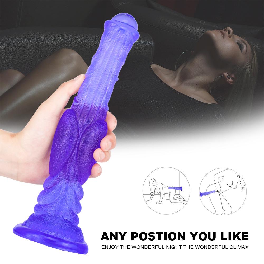 Без яиц Петушиный член Большой Симуляция Прозрачный Дилдо Биг Мак Женский с Силиконовым Дилдо Сексуальная Специальной формы Плетка