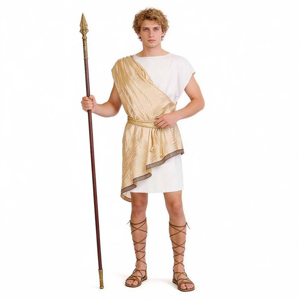 Ancient Roman Greek male warrior costumes, Douros cosplay costumes, medieval robes, Halloween