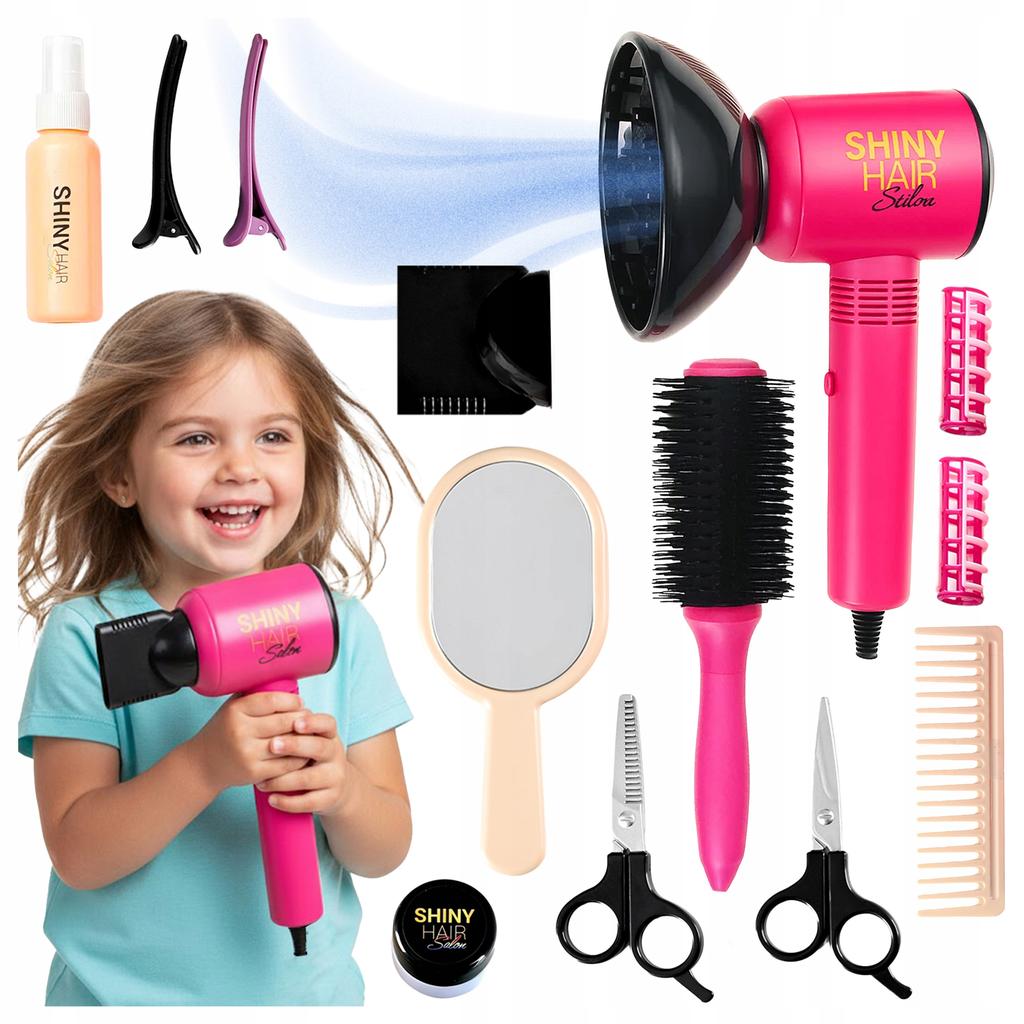 [PACZB] Hairdressing Set with Hair Dryer 14 pcs Z3130