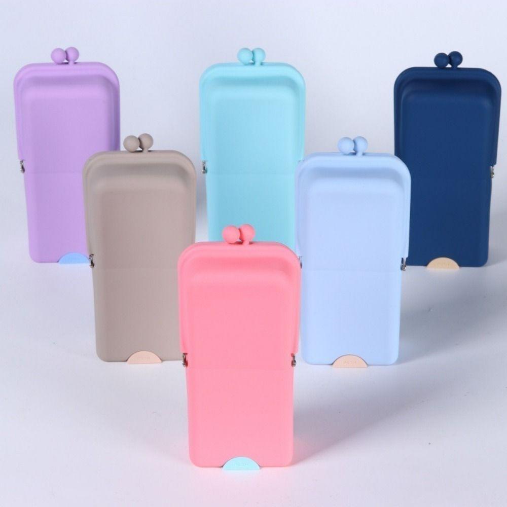 Vertical Makeup Brush Storage Bag Silicone Makeup Brush Holder Makeup Organizer  Cosmetic Tool