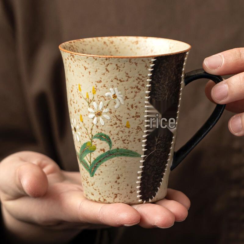 Керамическая кружка VAKADA для кофе и чая с ручкой
