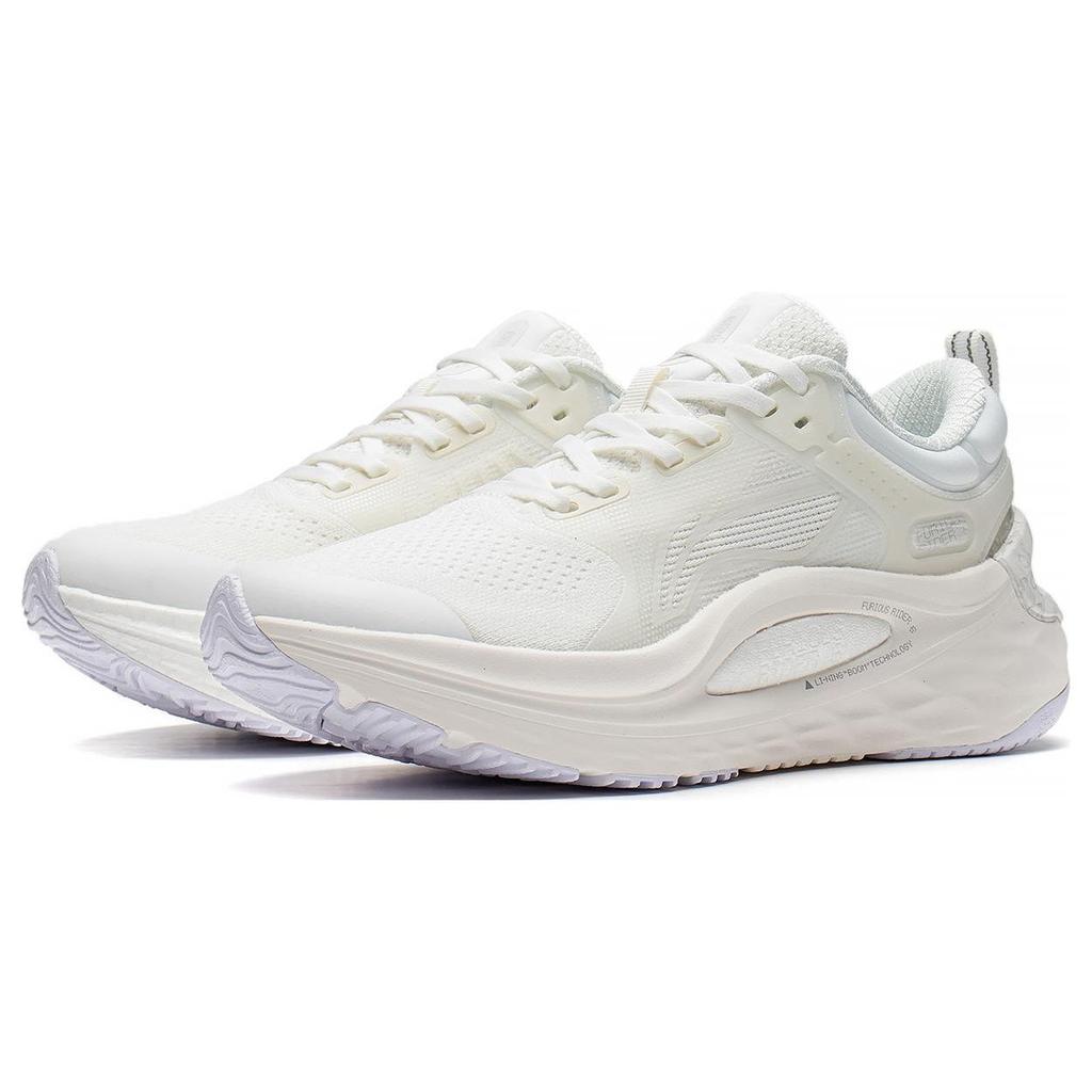 Li Ning Lijun 6 удобные амортизирующие нескользящие износостойкие низкие кроссовки женские кроссовки белые ARZS002-2