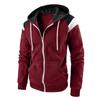 Men's Hoodie Fleece Cool Casual Winter Apparel Hoodies Sweatshirts Casual Sports Cardigan Long Sleeved Zipper Top Men Clothing