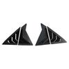 Fit For Hyundai Elantra Avante Sedan 2011-2015 2Pcs Car Rear Window Side Vent Shutter Louver Cover Trim Exterior Accessories
