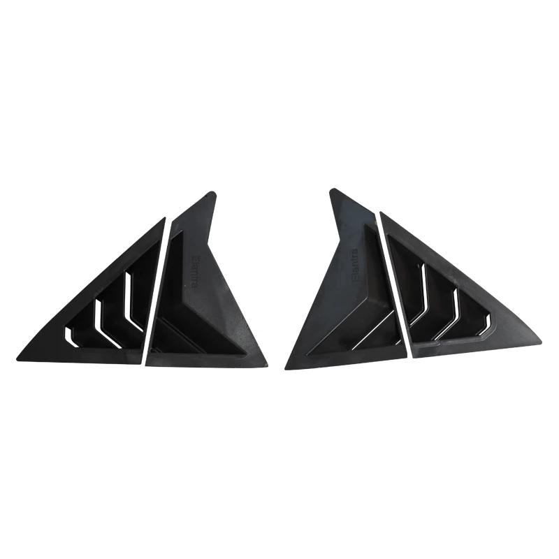 Fit For Hyundai Elantra Avante Sedan 2011-2015 2Pcs Car Rear Window Side Vent Shutter Louver Cover Trim Exterior Accessories