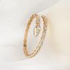Snake Rhinestone Bangle Bracelet Women Wedding Party Accessories