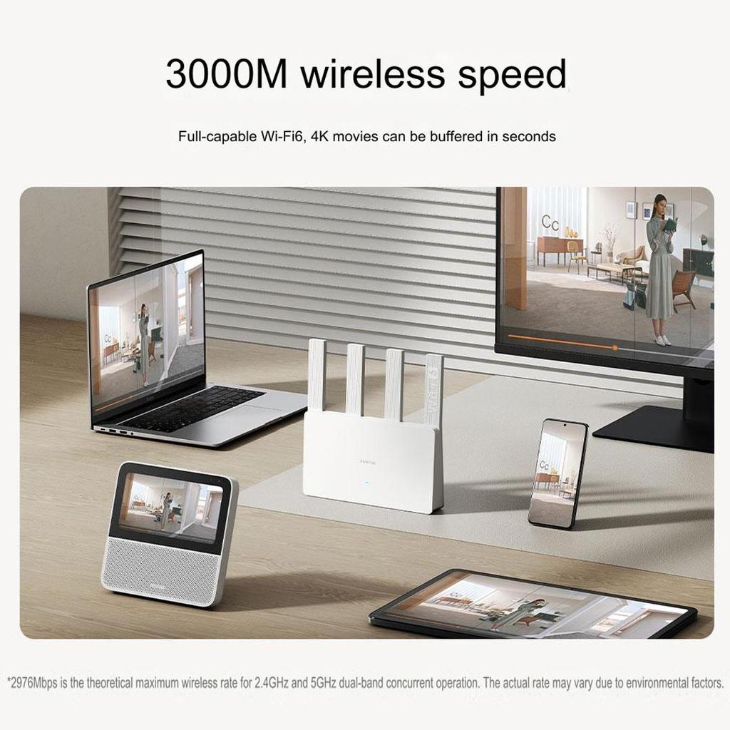 НОВЫЙ Китайская версия Xiaomi Роутер AX3000E WiFi6 Двухдиапазонный 3000 Мбит/с 160 МГц 4 Усилителя Сигнала Mesh WiFi Расширитель Повторитель Двухъядерный ЦП