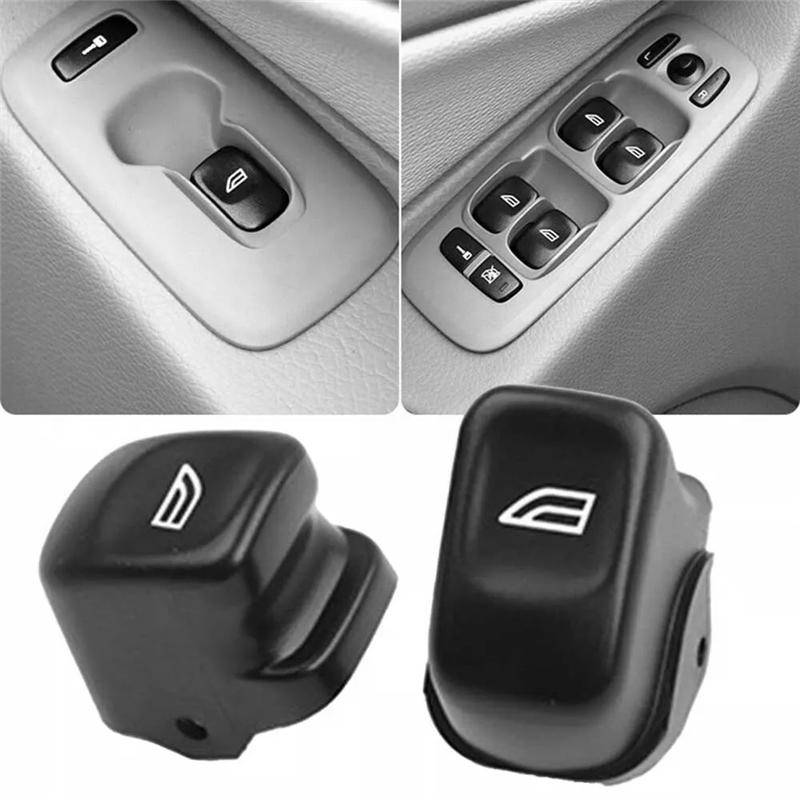 5Pcs Front+Rear Door Window Glass Lifter Switch Button Cover 31295247 31295164 For Volvo V70 XC70 XC90 S80 S60 2001-2012