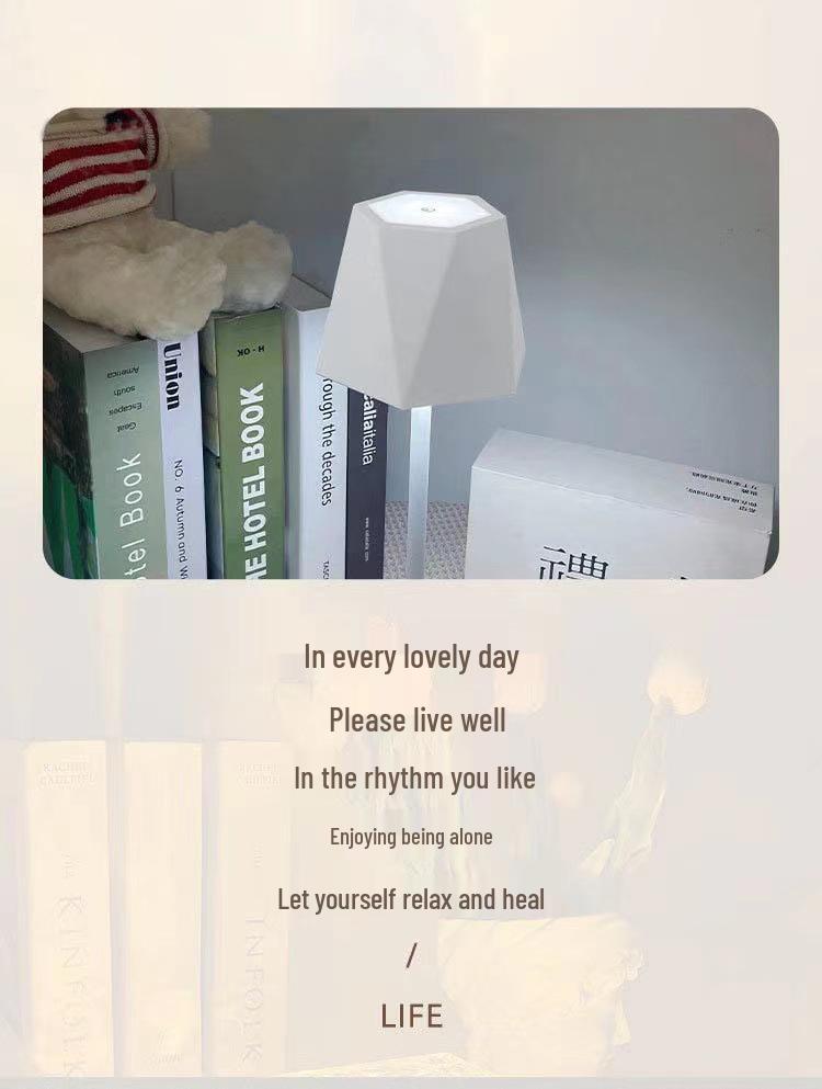 USB Rechargeable LED Table Lamp: Touch-Control Night Light for Outdoor & Indoor Atmosphere