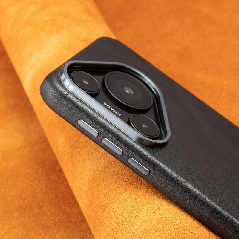 Подходит для чехла для телефона Huawei Pura70pro, Mate60pro Магнитный Полный Пакет Ударопрочный Бизнес Роскошный Кожаный Чехол