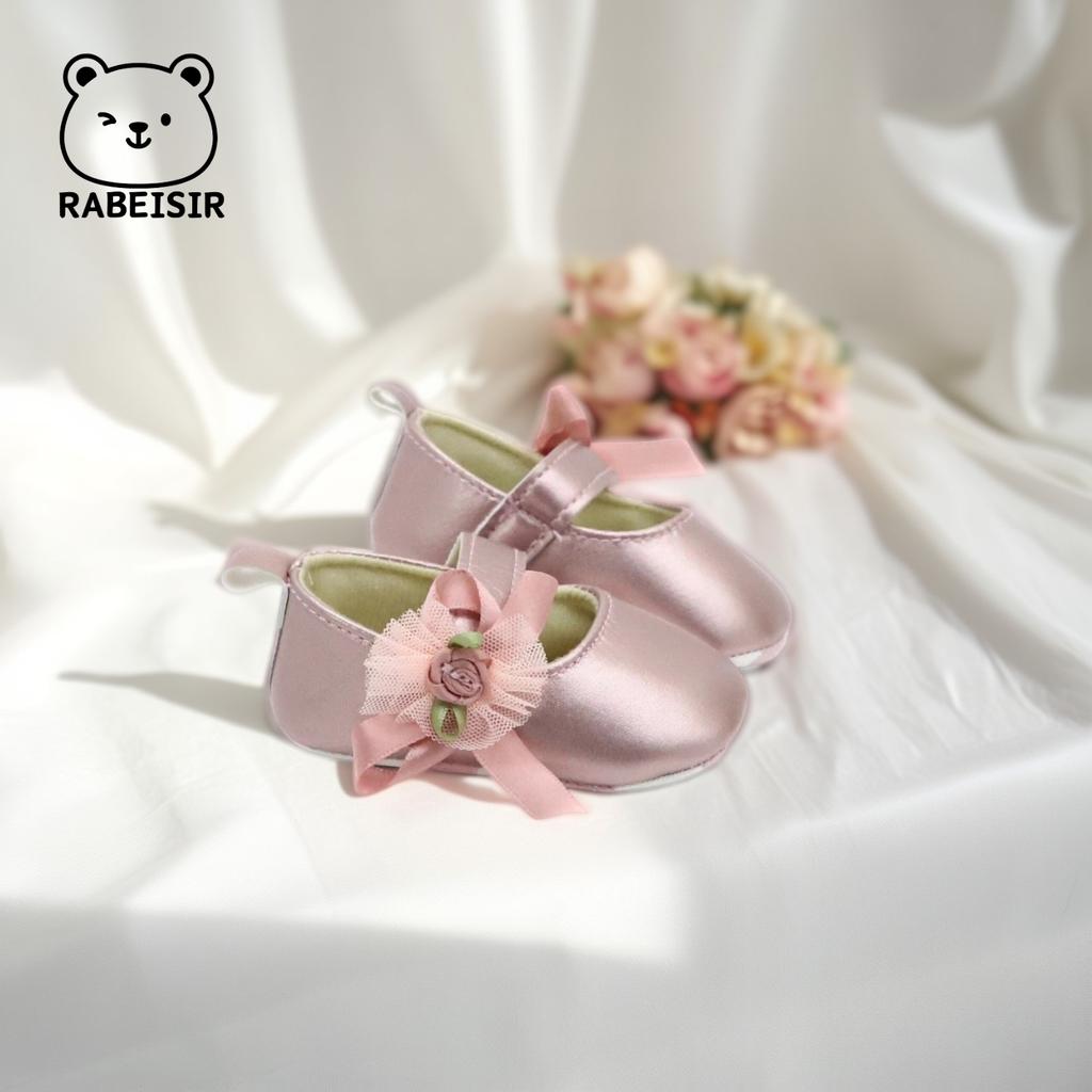 Baby girl princess shoes 0-18 months baby walking shoes soft sole fashionable versatile single shoe