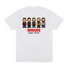Drake Vintage Awesome Hip Hop Rapper Casual Vintage Vintage Print Pattern 100% Cotton Men's T-Shirt Spring Summer