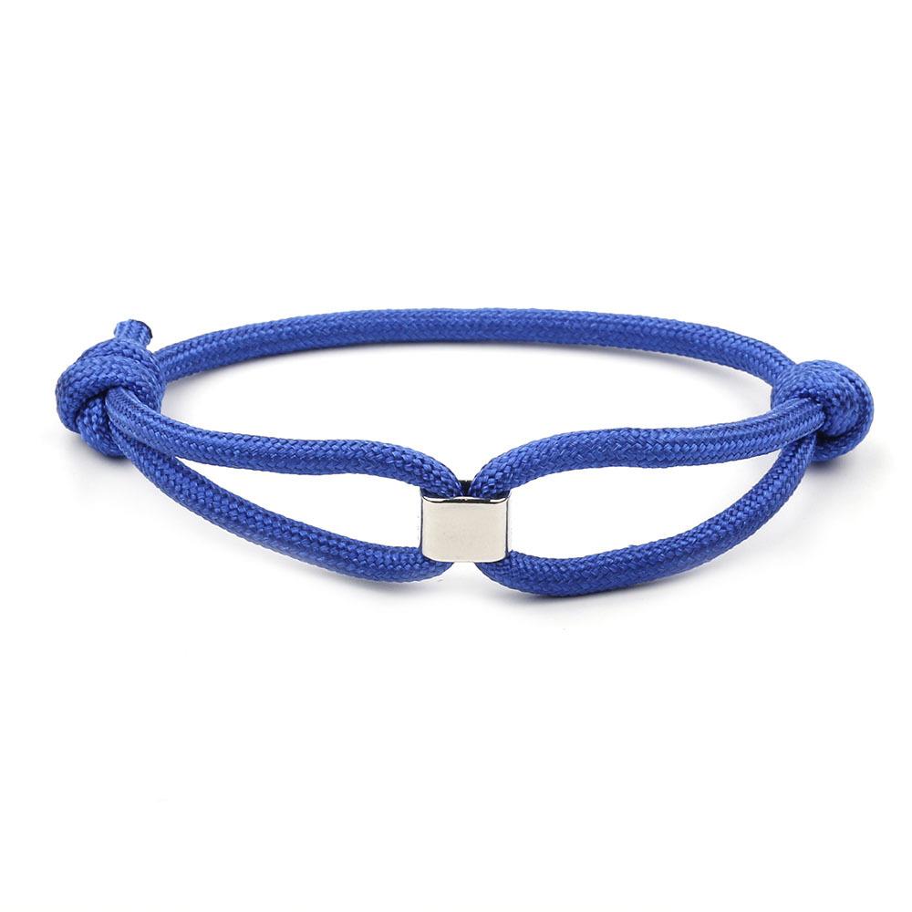 Lucky Men Women Sauvignon Blanc Knot Rope Bracelet For Lovers Distance Couple Bracelet Minimalist Yoga Meditation