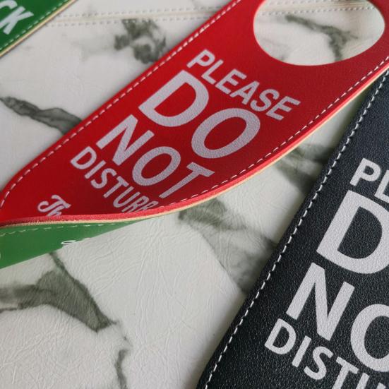 Не беспокоить Дверная вешалка Двусторонняя искусственная кожа Добро пожаловать Пожалуйста, постучите Домашний Офис Дверная ручка Знак Подвесной декоративный орнамент