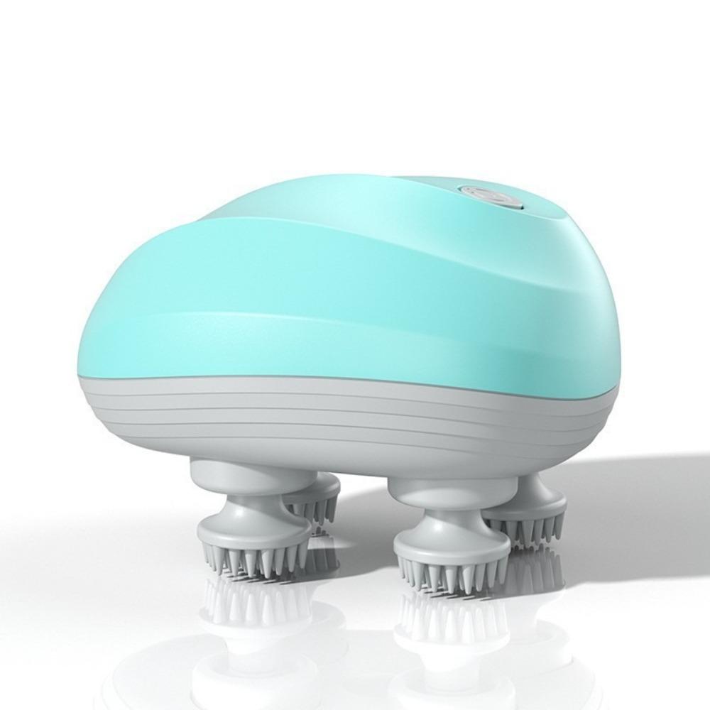 Электрический массажер для головы глубокого воздействия Водонепроницаемый массажный инструмент Разминающий массаж Плечи Шея